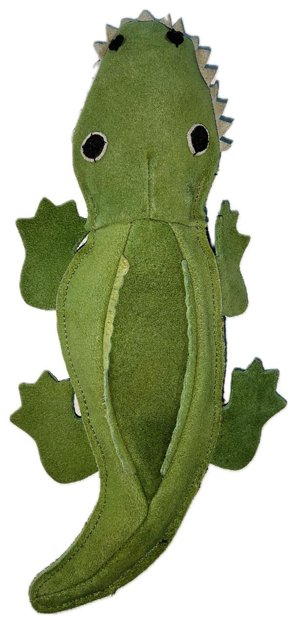 Leather Crocodile Dog Toy