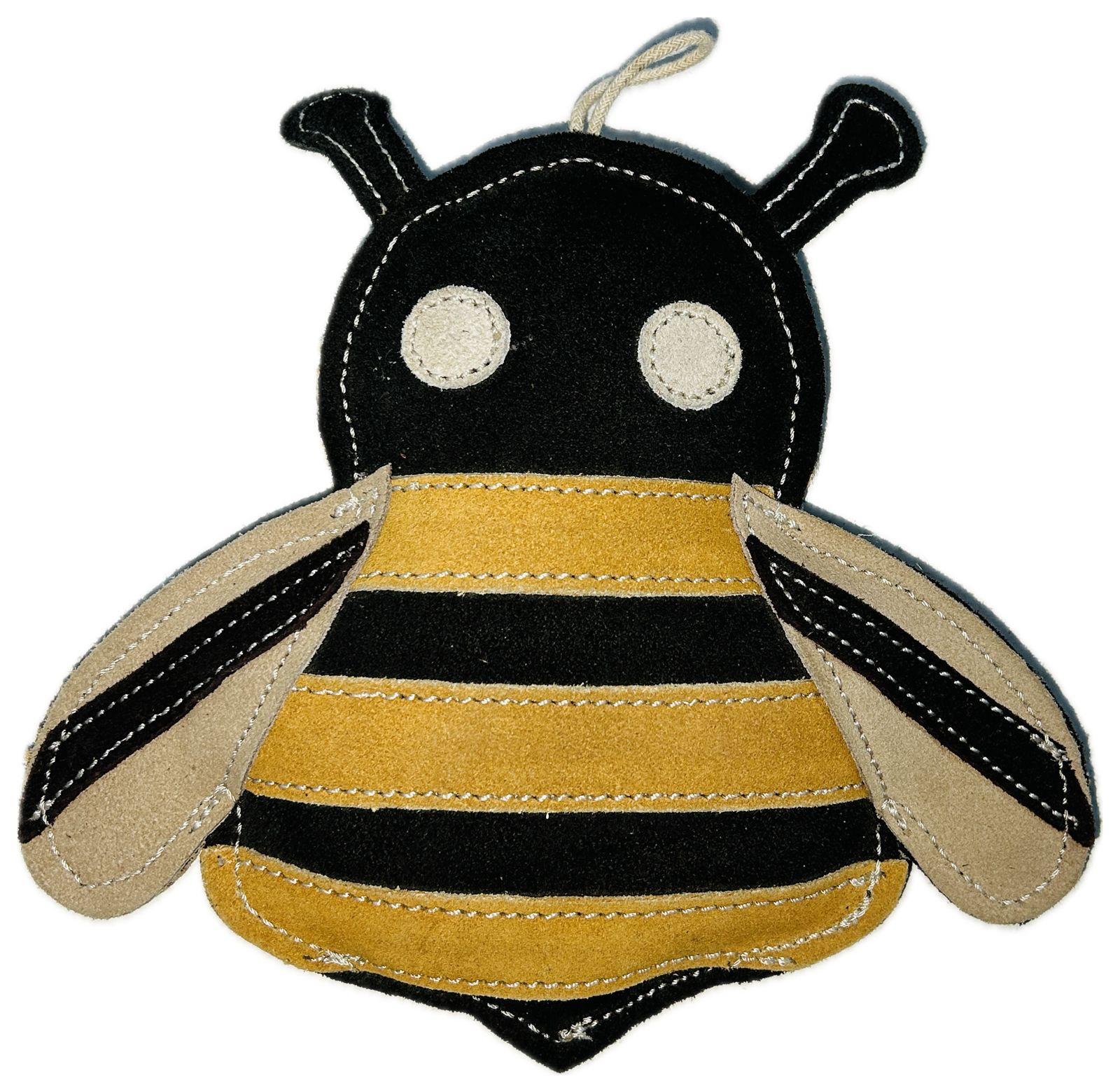 Coconut Jute Filled Bee-Shaped Dog Toy